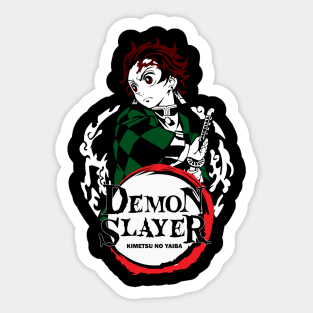 Tanjiro Kamado Art - Demon Slayer Sticker